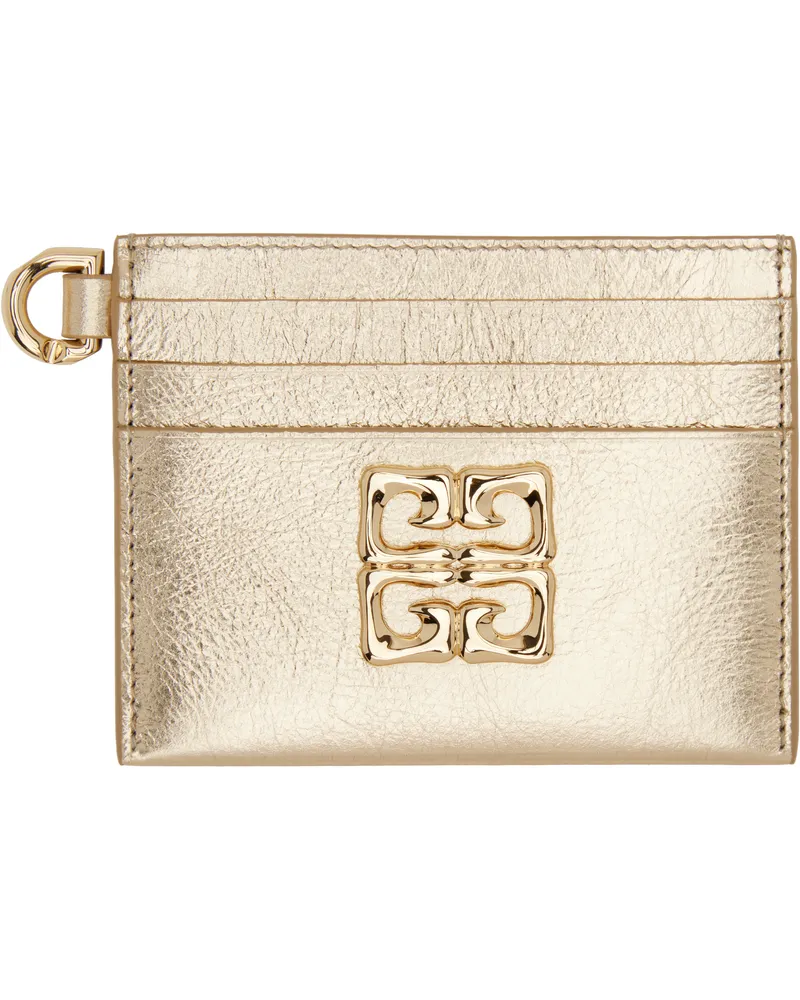 Givenchy Gold 4G Liquid Card Holder 279-golden