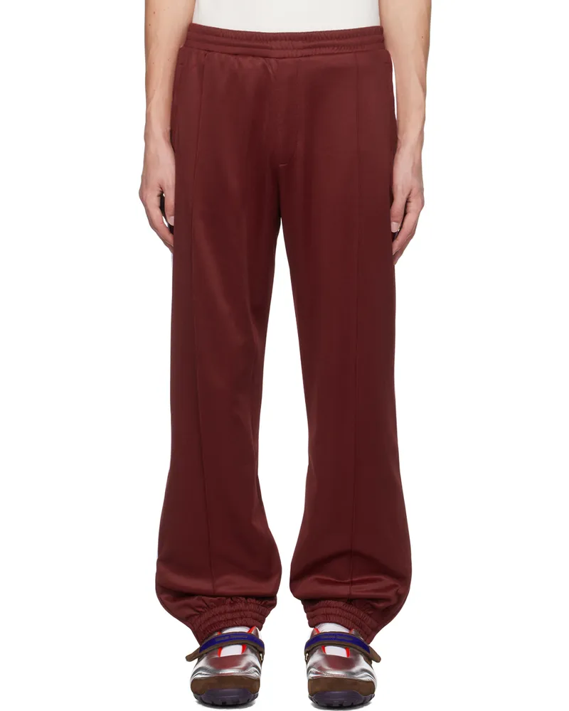 Wales Bonner Red Essence Track Pants Burgundy