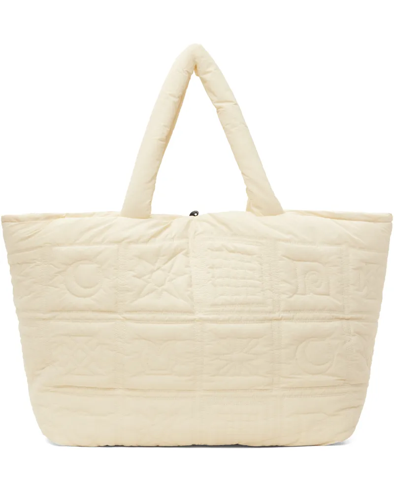 Nanushka Off-White Symbol Tote Ecr