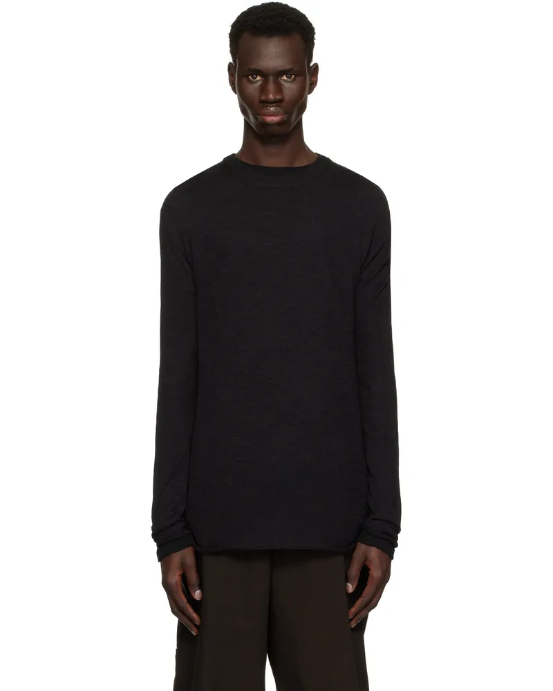 Jil Sander Black Layered Sweater 001