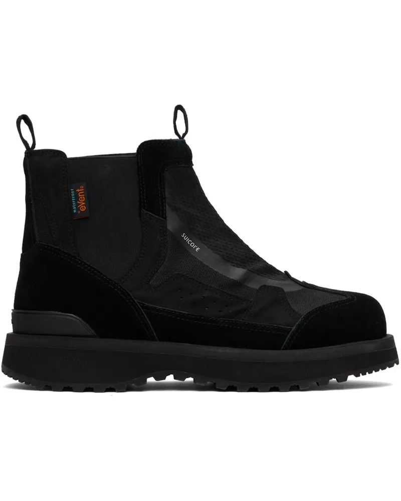 SUICOKE Black BOMA-Hi-Revab Boots Black