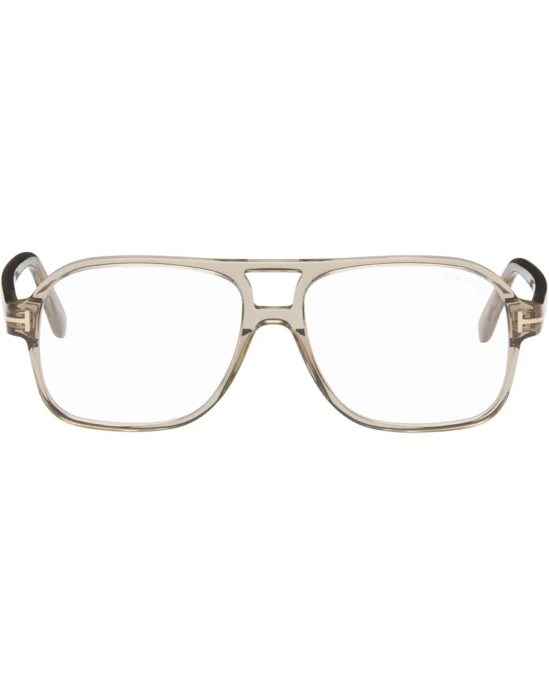 Tom Ford Brown Navigator Glasses 051