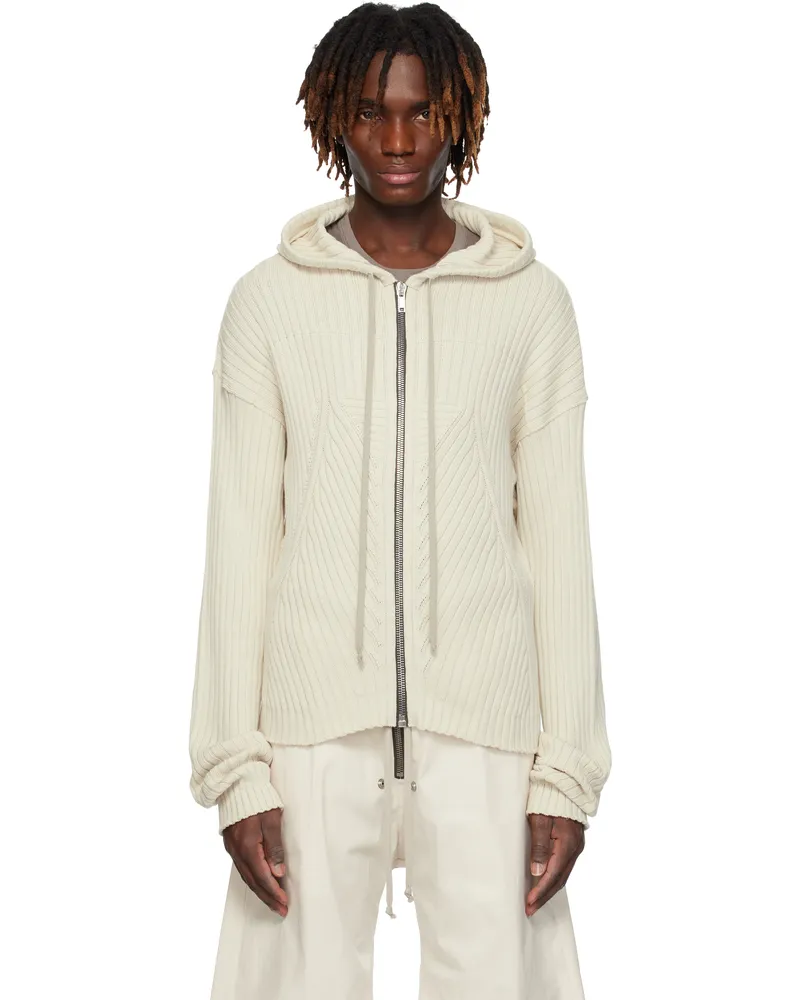 Rick Owens Off-White Hollywood Zipped Hoodie 41