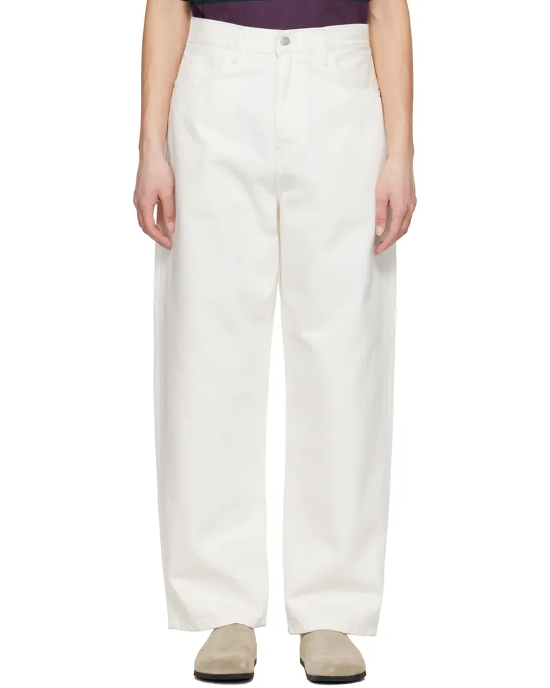 Carhartt WIP White Brandon Jeans White