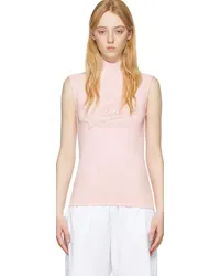 VTMNTS Pink Viscose Turtleneck Baby