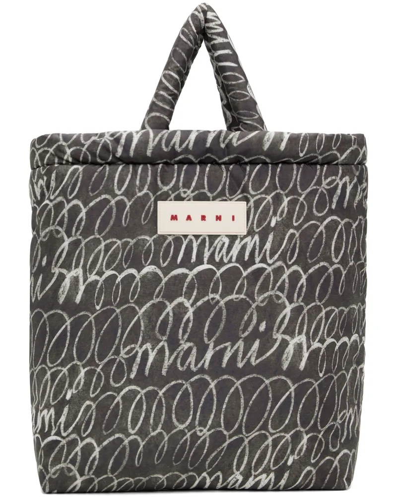 Marni Black Puff Tote 00n99