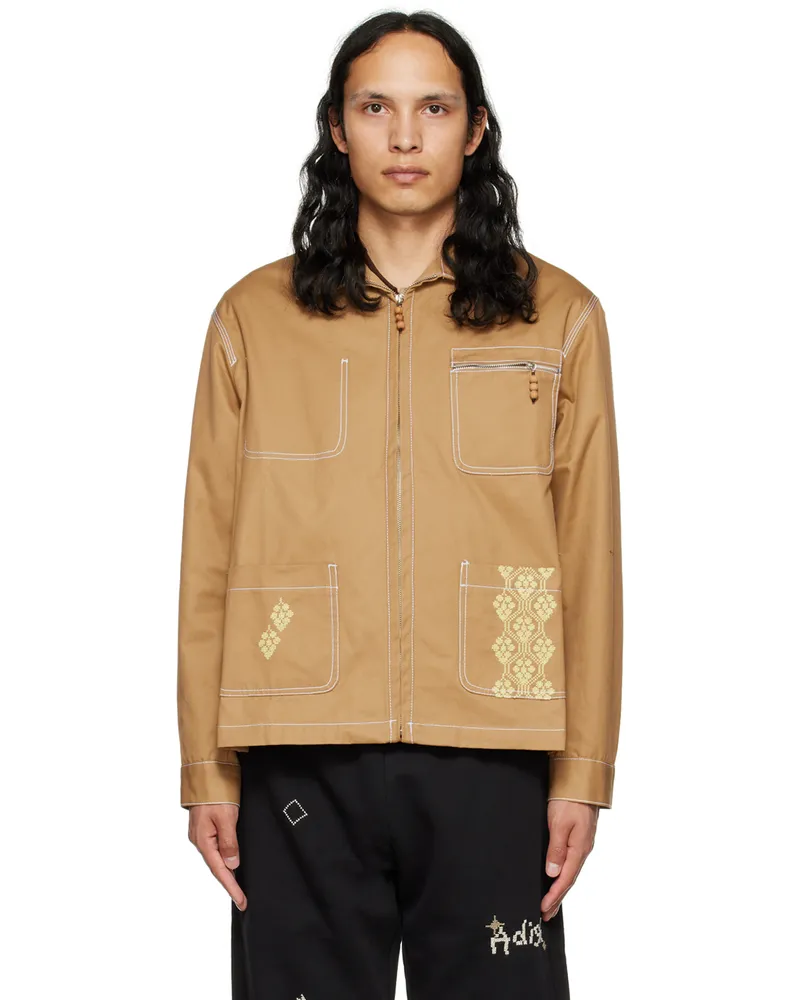 ADISH Brown Eanab Jacket Camel