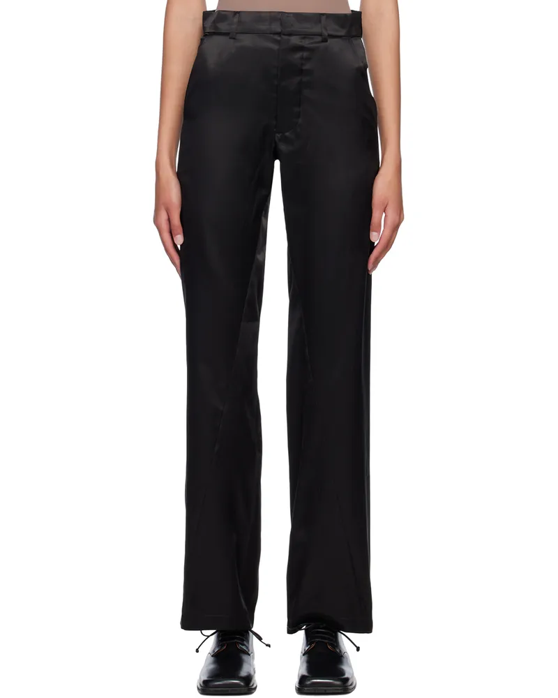 Bianca Saunders Black Bailey Trousers Black