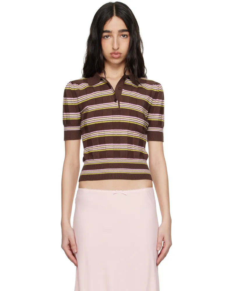 GUIZIO Brown Mateo Polo Espresso