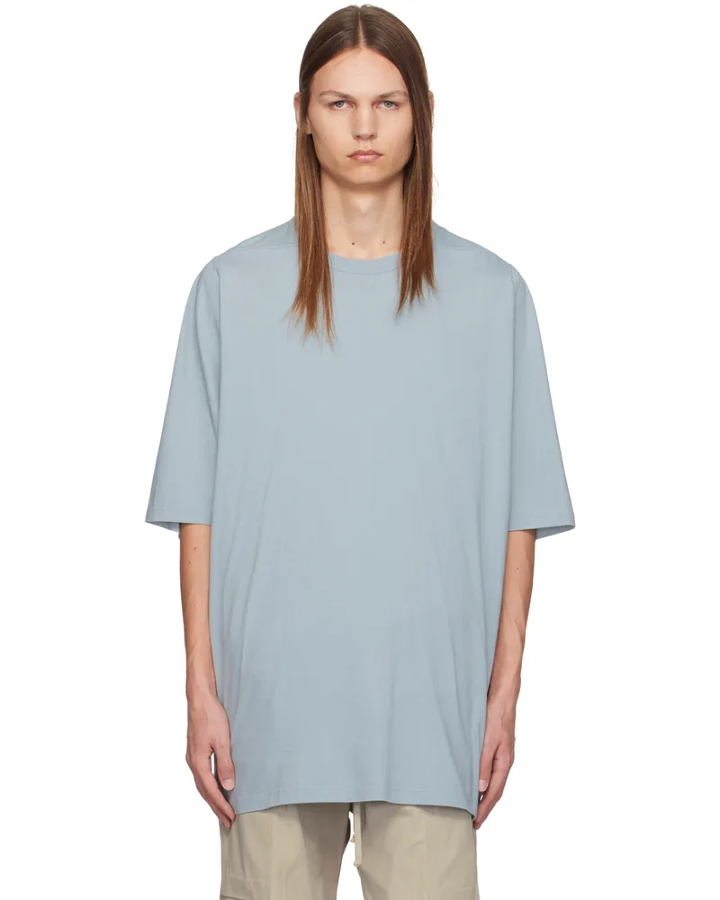 Rick Owens Blue Porterville Jumbo T-Shirt 36