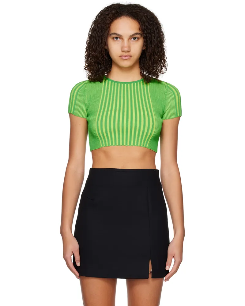 Simon Miller Green Cyclone Baby T-Shirt Grass