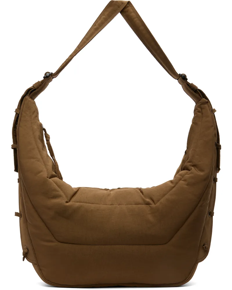 Christophe Lemaire Brown Large Soft Game Bag Br430