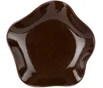 Brown Small Petal Plate