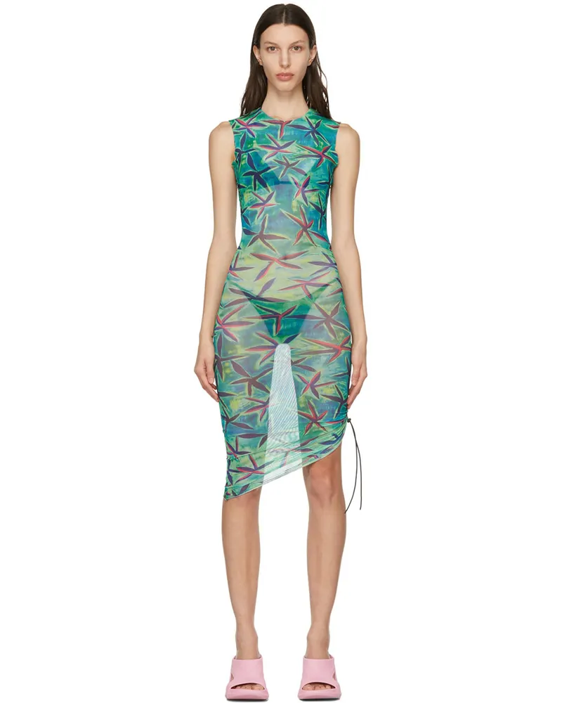 Louisa Ballou Green & Blue Heatwave Dress Starfish