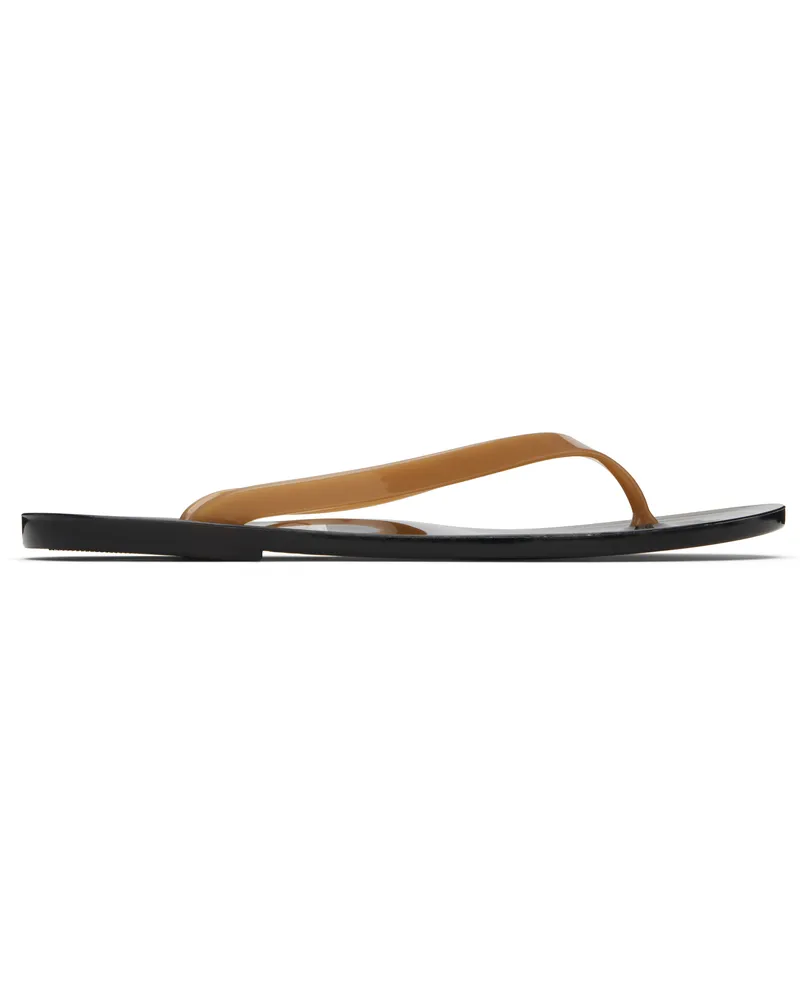 Christopher Esber Brown & Black Jo Flip-Flops Black