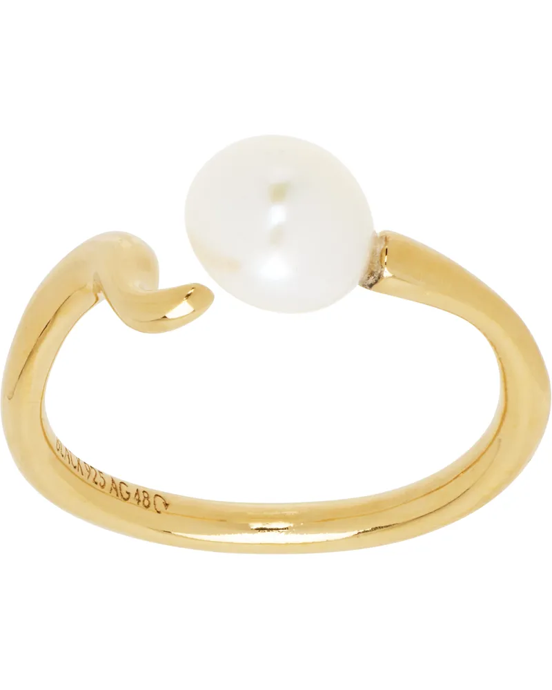 Maria Black Gold Moonshine Ring Goldplated