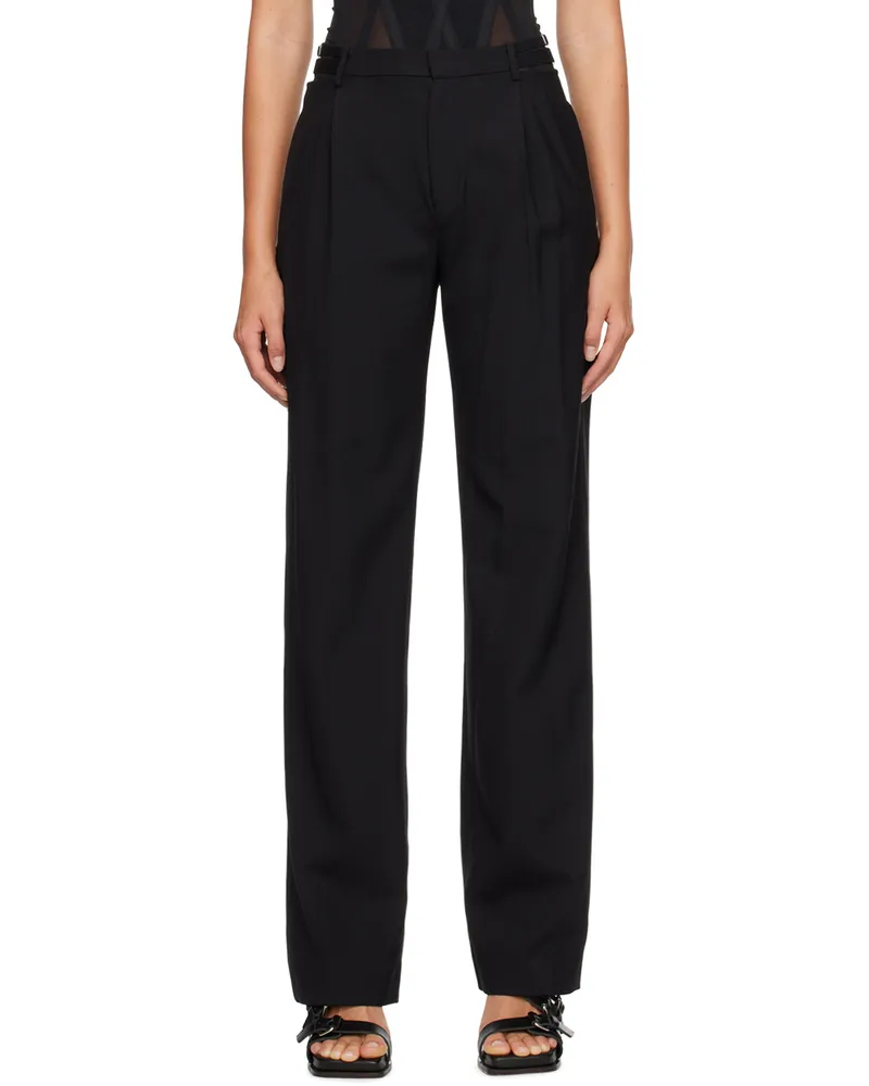 Dion Lee Black Lingerie Trousers Black