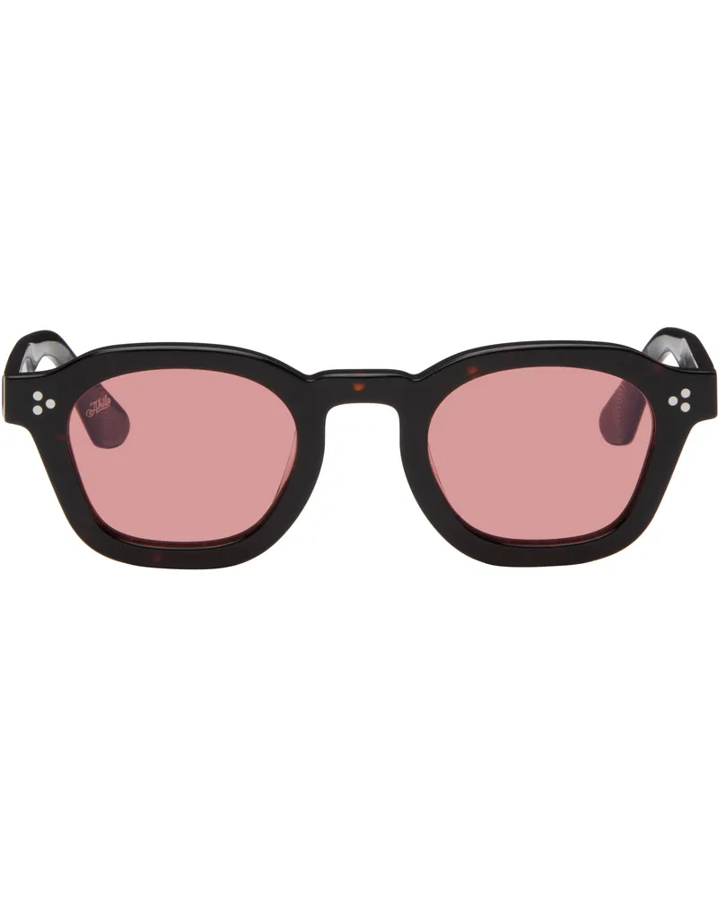 AKILA Brown Logos Sunglasses Black