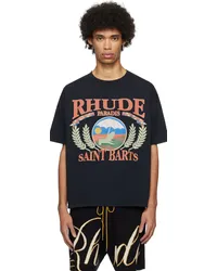 RHUDE Black Beach Chair T-Shirt Vtg