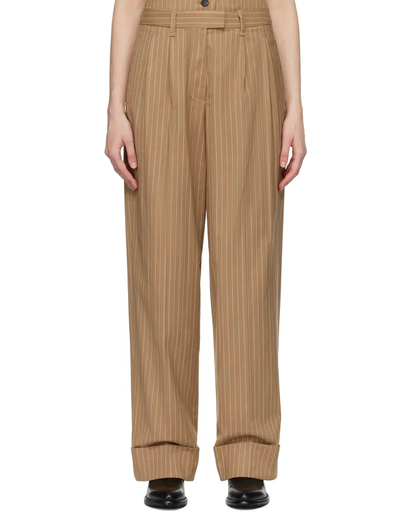 Rag & Bone Beige Marianne Trousers Camelstrp