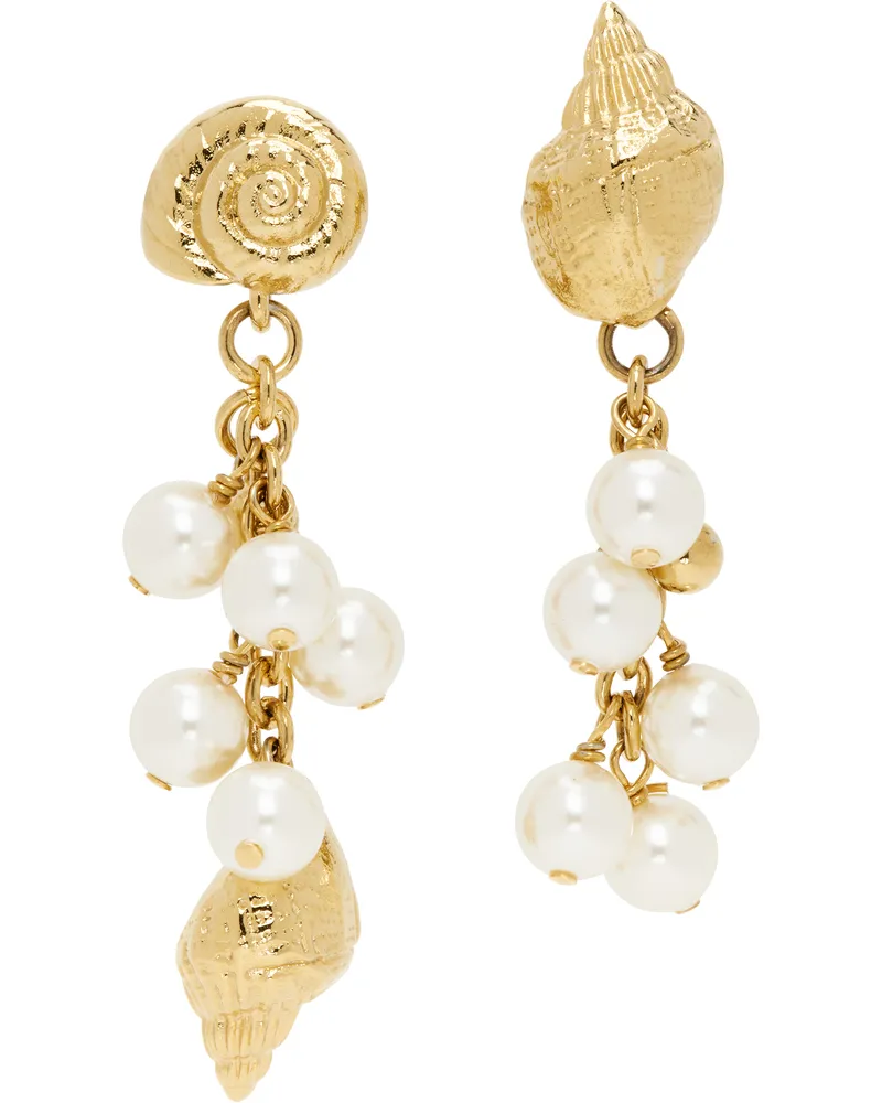 Chloé Gold 'The Chloé Shells' Earrings 9dc