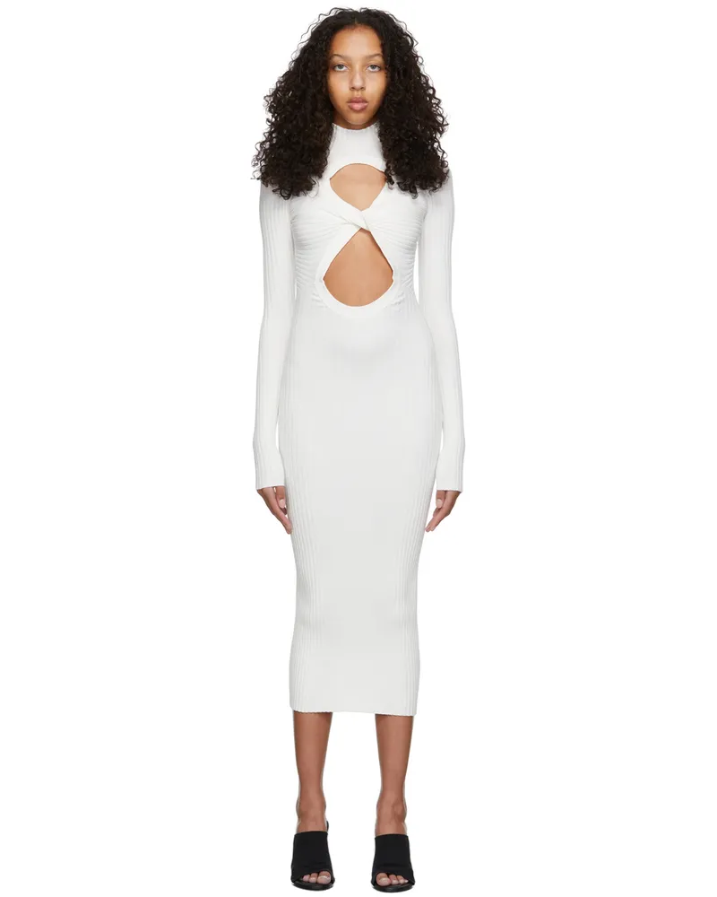 Dion Lee White Figure 8 Dress Ivory
