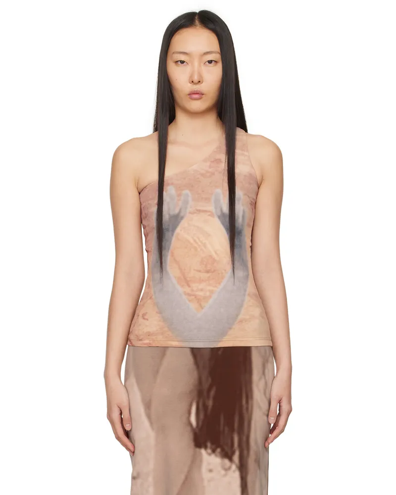 ELLISS SSENSE Exclusive Brown & Gray Reach Tank Top Brown