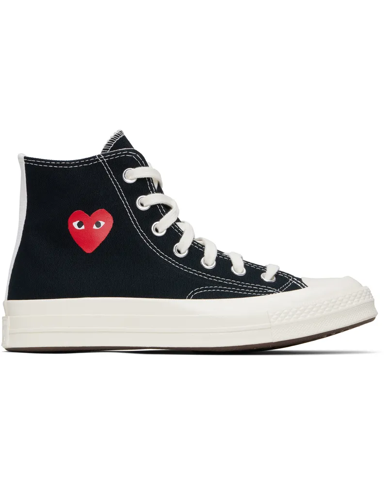 Comme des Garçons Black Converse Edition Chuck 70 OG Single Heart Sneakers Black