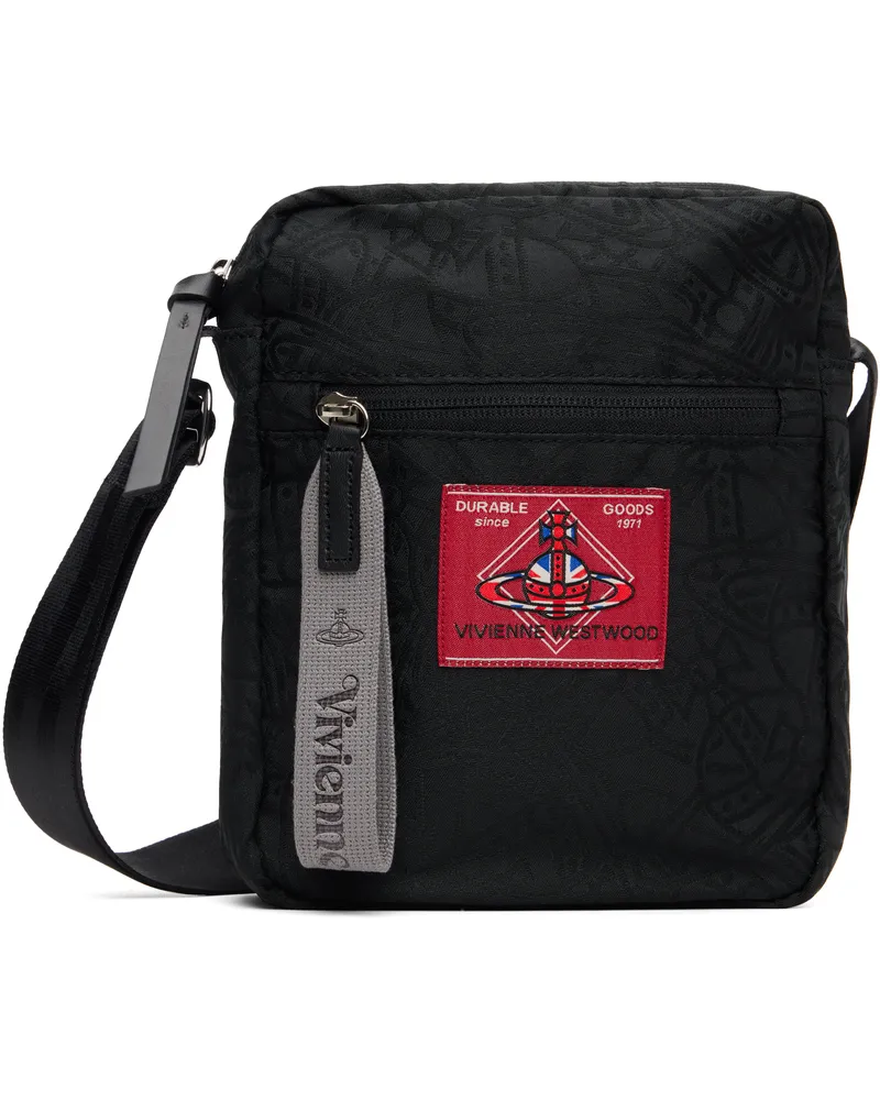 Vivienne Westwood Black Luke Crossbody Pouch Ss25-n401