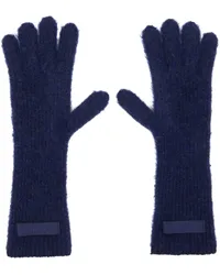 Jacquemus Navy La Casa 'Les gants Gros Grain' Gloves Navy