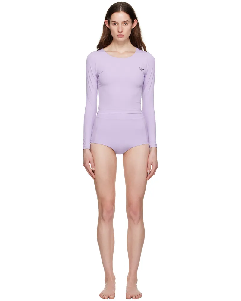 Abysse SSENSE Exclusive Purple Poppler & Hoffman Swim Set Lilac