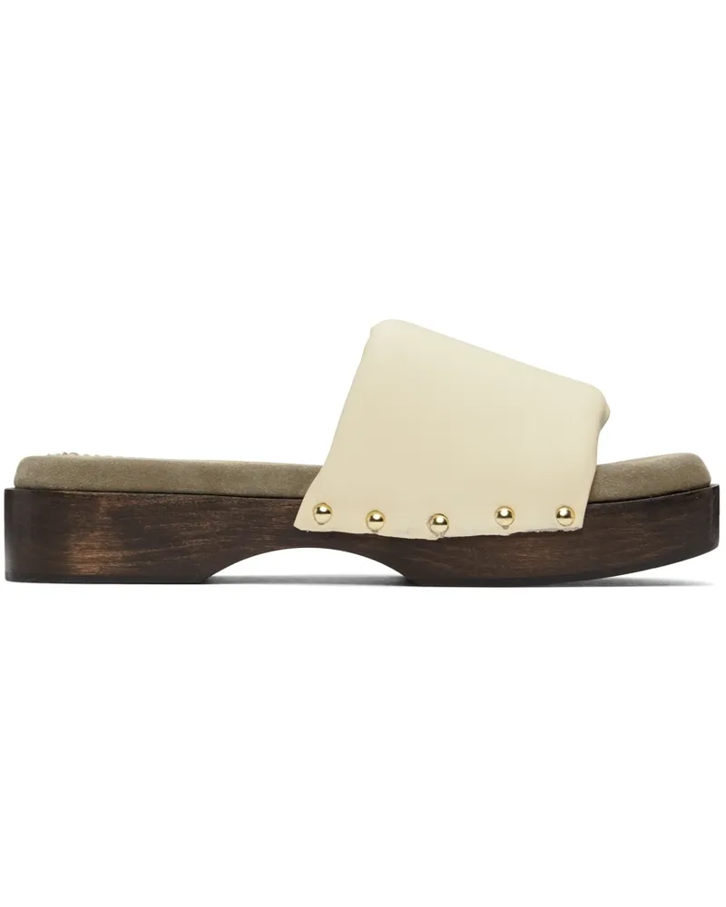 Nanushka Off-White Stefflon Sandals Creme