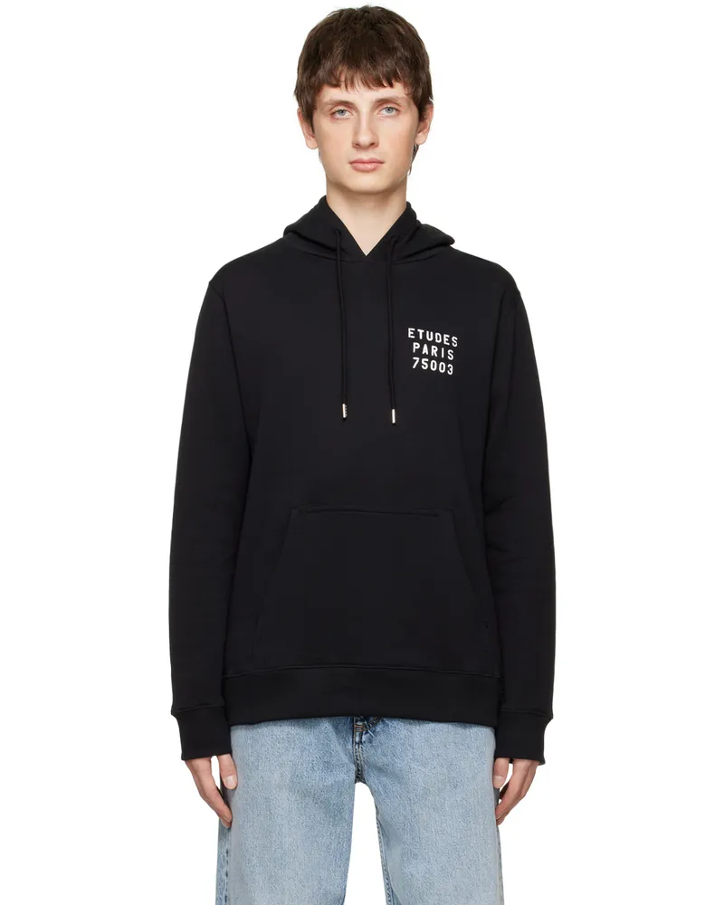 Études Studio Black Klein Small Stencil Hoodie Black