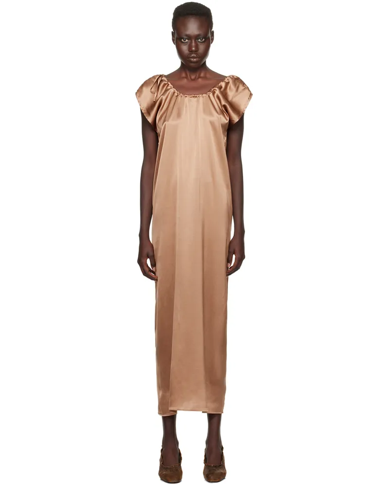 Baserange Brown Max Midi Dress Brown