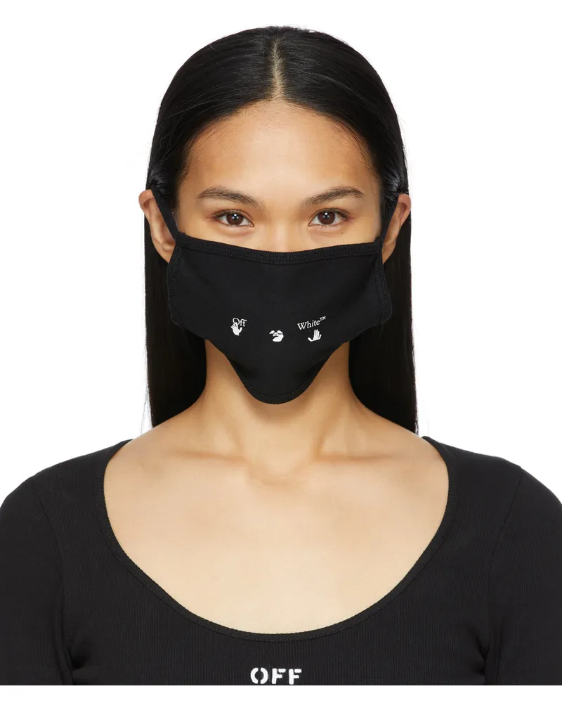 OFF-WHITE Black New Logo Mask Black