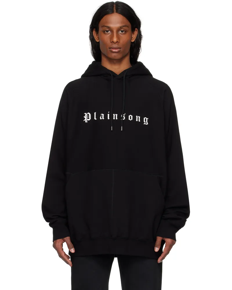 TheSoloIst Black Oversized 'Plainsong' Hoodie Black