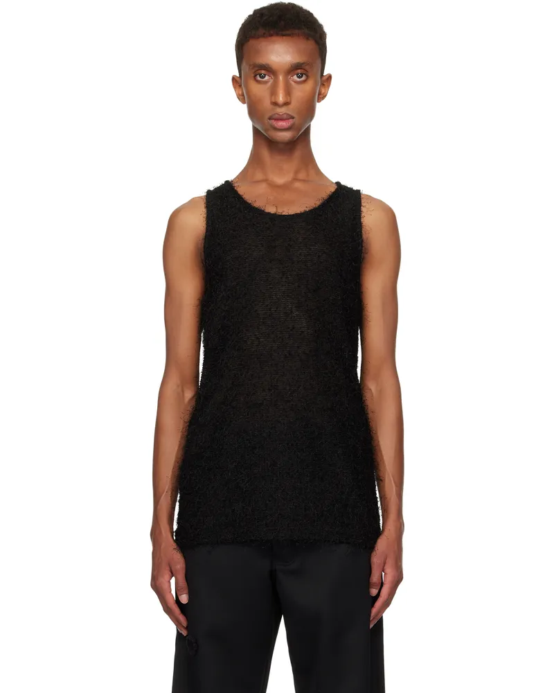 Song For The Mute Black Basic Tank Top Black
