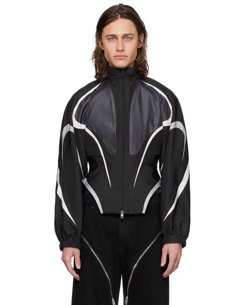Thierry Mugler Black Corseted Jacket Black