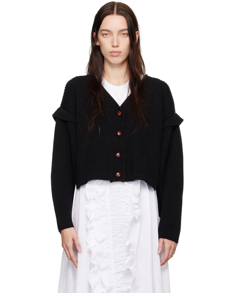 Kika Vargas Black Coretta Cardigan Black