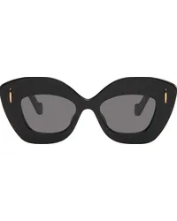 Loewe Black Retro Screen Sunglasses 01a