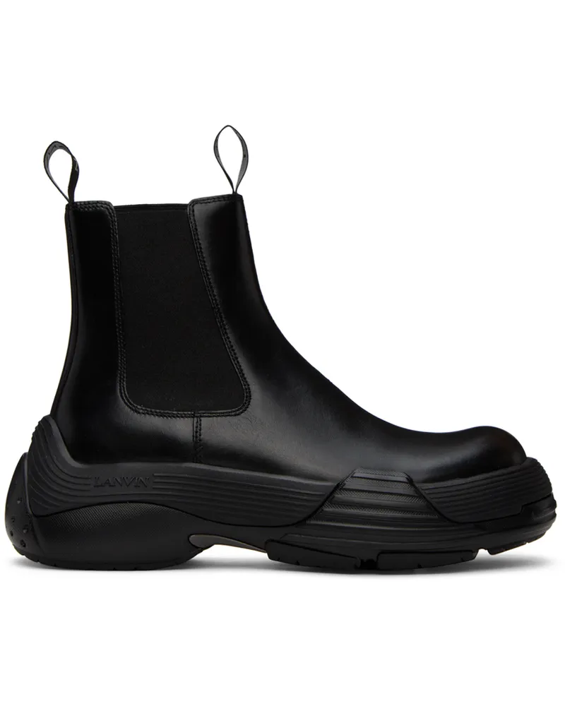 Lanvin Black Flash-X Bold Chelsea Boots 1010