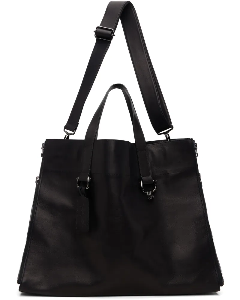 Yohji Yamamoto Black Zipper LL Tote 1