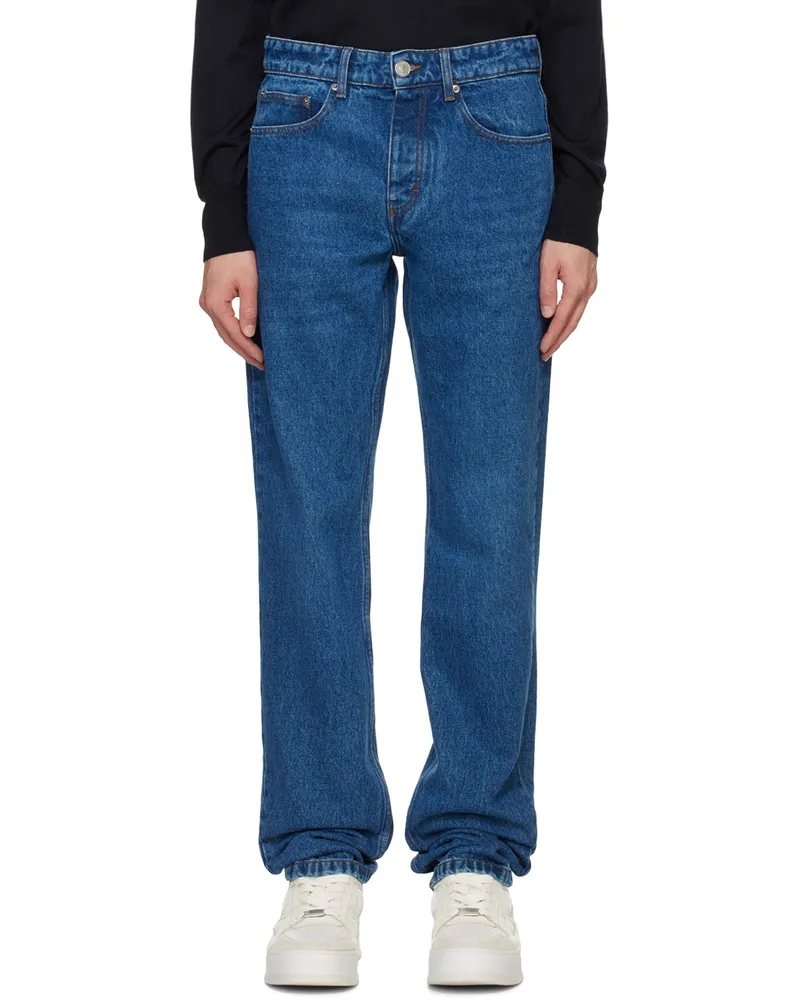 AMI Paris Blue Classic Fit Jeans Used