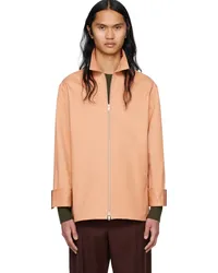 Jil Sander Pink Zip Shirt Powder