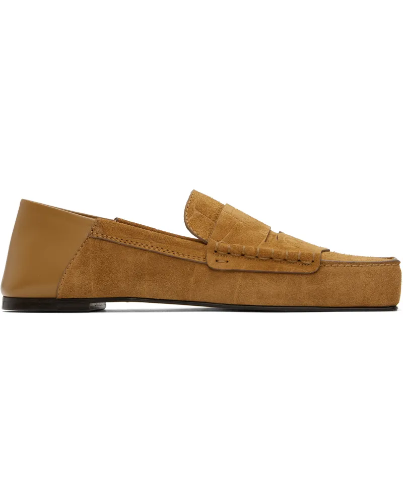 Jacquemus Tan La Croisière 'The Carré' Loafers 830