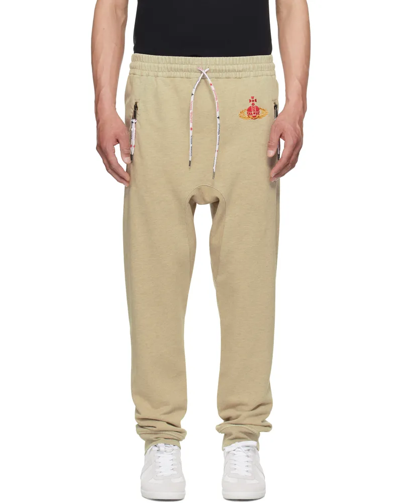 Vivienne Westwood Beige Football Sweatpants Ss25-c402