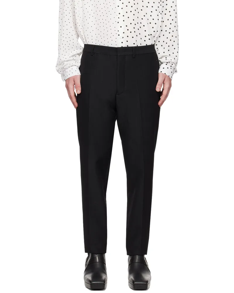 NICOLAS ANDREAS TARALIS Black Techno Trousers Black