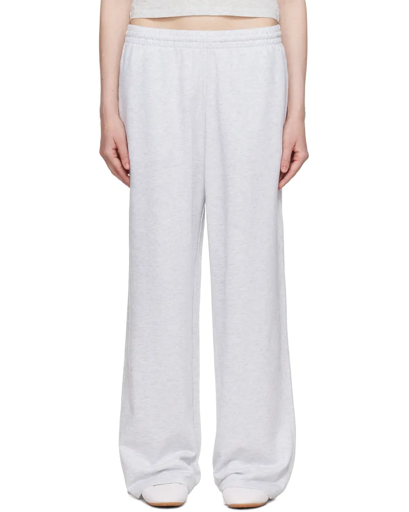 SKIMS Gray Summer Fleece Straight Leg Sweatpants Light
