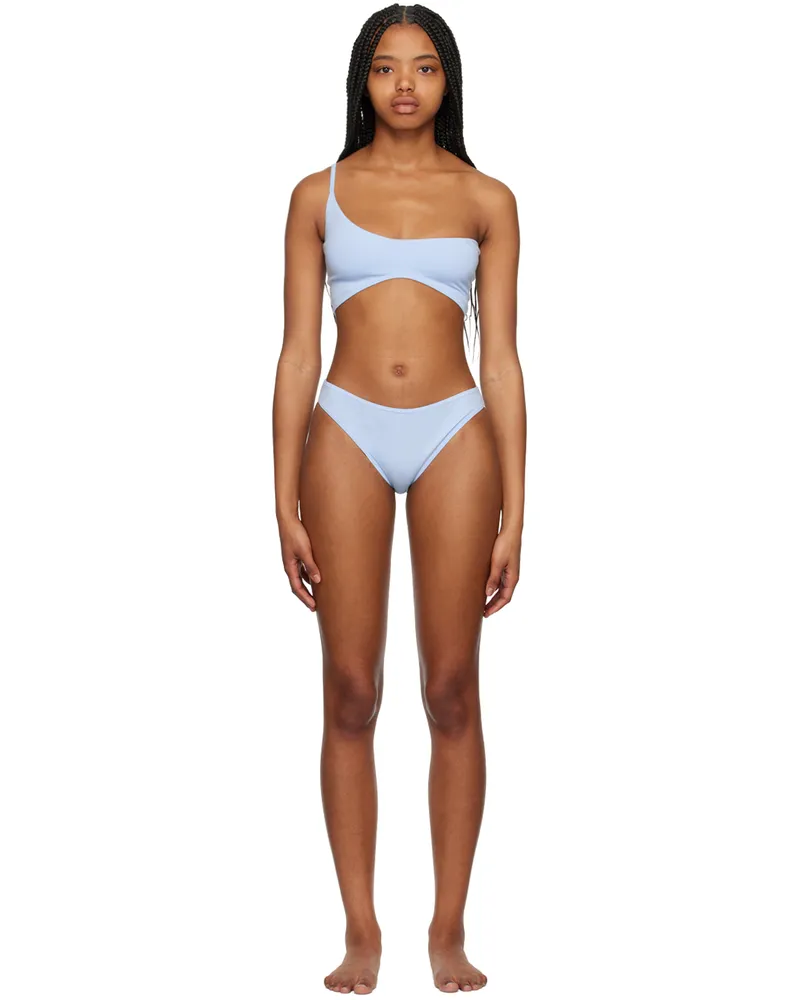 ELLISS Blue Asymmetric Underwear Set Sky