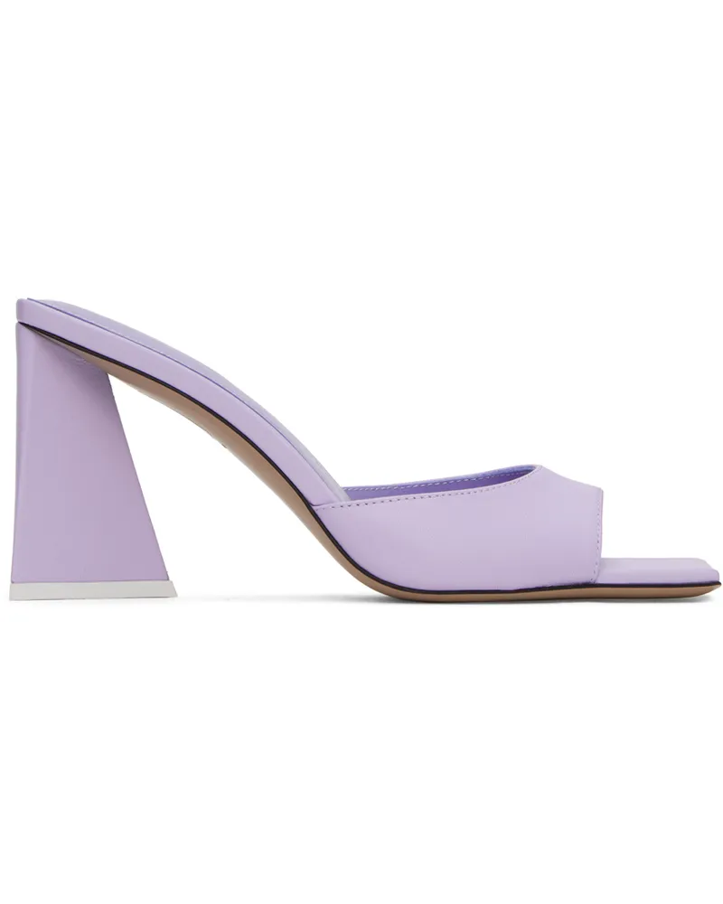 ATTICO Purple Mini Devon Mules 011